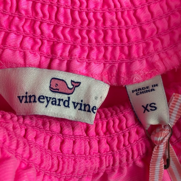 Vineyard Vines Pink Madison Off The Shoulder Dress - Picture 3 of 8